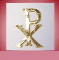 Wachsornament Pax gold