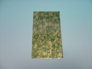 Wachsplatten 2 Stück 9x16cm grün/gold