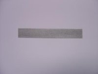 Flachstreifen 2x220 mm 11 Stück silber/m