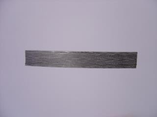 Flachstreifen 2x220 mm 11 Stück silber/e
