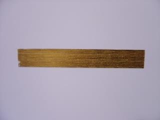 Flachstreifen 2x220 mm 11 Stück gold/eff