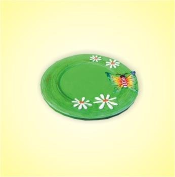 Keramikteller grün 15 cm