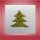 Wachsornament Weihnachtsbaum Flitter 1x Design geschützt !!